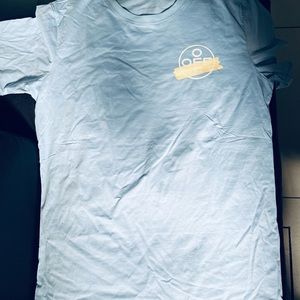 BRAND NEW OF WHITE BLUE T SHIRT